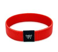 Hang Loose Bands - Colored Stretch Bracelet for Men Women & Teens - Summer - Boho Solid Color Wristband - Friendship Bracelets - Surfer Wrist Band, Medium: 7.5" length (for large wrists), Elastic, no