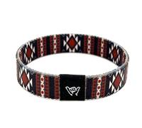 Hang Loose Bands - Southwestern Bracelet for Men, Women & Teens - Comfy Tribal Print and Boho - Western Style Reversible Wristband, Small: 6.5" (most common fitting size), Non-toxic elastic polyester