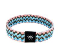 Hang Loose Bands - Southwestern Bracelet for Men, Women & Teens - Comfy Tribal Print and Boho - Western Style Reversible Wristband, Medium: 7.5" (for large wrists), Non-toxic elastic polyester blend