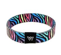 Hang Loose Bands - Southwestern Bracelet for Men, Women & Teens - Comfy Tribal Print and Boho - Western Style Reversible Wristband, Small: 6.5" (most common fitting size), Polyester Blend, white