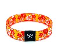 Hang Loose Bands Surfer Beach Bracelet for Men, Women & Teens - Comfy Summer Bracelets - Boho Reversible Wristband - Adjustable Festival Accessories & Friendship Jewelry Bracelet, Medium: 7.5" length