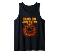 Hang On Let Me Over Think Dinosaur Attack Tank Top