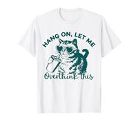 Hang On Let Me Overthink This - Retro Cat Gift for Women Men T-Shirt