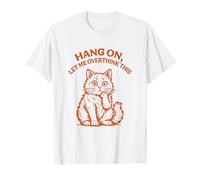 Hang On Let Me Overthink This Retro Cat T-Shirt