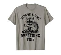 Hang On Let Me Overthink This Vintage Raccoon Sarcastic T-Shirt