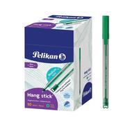 Hang Stick Ballpoint Pen Green (50 pcs) Top Quality