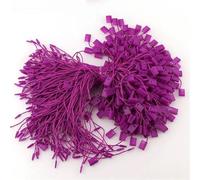 Hang Tag String 1500Pcs Square Clothes Tag Rope Snap Lock Pin Loop Fastener Hook Ties Easy and Fast to Attach for Attaching Labels(6 Purple,1500Pcs)