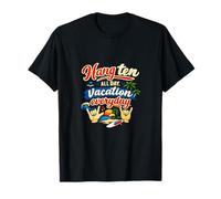 Hang Ten All Day Permanent Vacation Party Design T-Shirt
