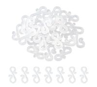 Hang UPS 100pcs Gutter Hooks for Outdoor Lights and Christmas Decorations