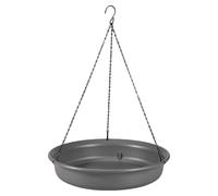 Hangable Bird Bath Bowl, Garden Outdoor Birdbath Tray, S-shaped Hook Design, Wildlife Feeder Plate, Weather-resistant, Perfect for Outdoor Patio, Garden, Backyard, Decking