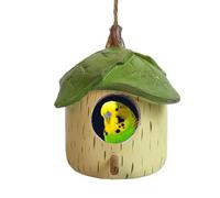 Hangable Bird Cottage - Hangable Bird Cottage | Deed Feeding Station | House Nesting Box | Suitable For Many Different Species Of Garden Birds | Decorative Hanging House Garden Houses for Ou