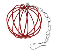 Hangable Feeding Balls Hamster Grass Balls Hay Feeder Creatively Metal Sphere Pet Hanging Feeder Balls For Hamster