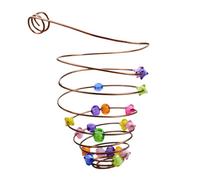 Hangable Fruit Feeder - Spiral Steel Holder, Bird Fruit Feeding, Vertical Snack Hanger, Practical Garden Supply | Durable Hangable Feeders Spiral for Bird Feeding Outside Porch Tree Branch Supplies