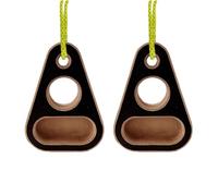 Hangboard Rock Climbing, Finger Strength, 8x2.5x10.6cm, Wooden Pull-Up Board, Training Grip Board, Compact and Portable, For Home Gym Climbing Practice Fitness Training