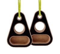 Hangboard Rock Climbing,Wood Exercise Equipment | Compact Finger Board Trainer | for Climbers Athletes Beginners Professionals Men Women Enthusiasts Players Home Gym Apartment