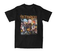 HANGCHANG Baldur-s-Gate-3-Astarion-Fan-Gamer-Shirt-BG3-Shadowheart-Astarion-Accessories-T-Shirts-Cotton Black