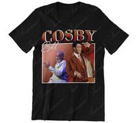 HANGCHANG Bill-Cosby-90s-Vintage-Shirt Black