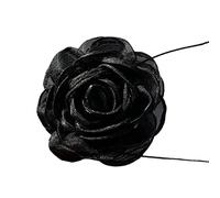 HANGELI Cool Retro-Black Big Flower Lace Choker Collar Neckband Necklace Women Girls Jewelry Dinner Party Ornament