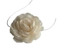 HANGELI Super Fairy Peony Mesh Flower Retro Necklace Collar Choker Neck Chain Princess Belt Women Jewelry