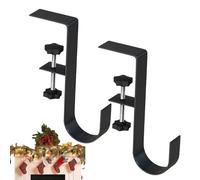Hanger - 2x No Friled Fireplace Carrland, Heavy Duty Metal Hooks Adjustment Multifunctional Desk Hook Clamp Storage Holder | Domi Schools Business