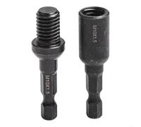Hanger Bolt Driver Set M6 M8 for m10 Threaded Insert Tool 1/4 Hex Shank Cr-Mo Steel for Decking Fencing Post Installation Heavy Duty(M10)