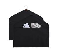 Hanger Diversion Safe Bag,Hanger Safe Hidden Storage,Hidden Pocket Safe，Suitable for hanging under clothes to hide personal valuables in travel, home, and hotels(2 Pack)