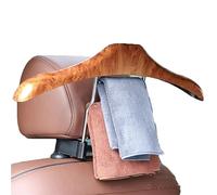 Hanger for Car Headrest - -Free Travel and Easy Installation | Auto Hooks for Headrest Universal Coat Holder | Suitable Automotive Headresţ Clothes Suits Holder, Heavy Duty Metal Chrome