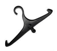 Hanger for Scuba Diving Wetsuits and Drysuits with Integrated DIN Connection Slot and Hose Retention Groove for Secure Post Dive Drying (Black)