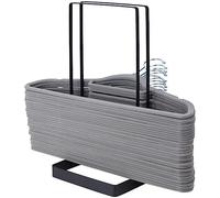 Hanger Storing Stacker Stand, Stainless Steel Hanger Organizer Stacker Rack, H30cm Portable Metal Clothes Holder for Adult and Child Laundry Room Closet Space Saving