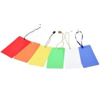 Hanger Tags 200pcs Plastic Shipping with Eyelet Hole Blank Labeling for Product Identification 3.5x6cm for Goods Gifts Jewelry Clothing(Black)