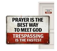 Hanger Warning Sign With High - Sleek Visibility Area None, Access Forbidden Sign, For Office Meeting Room Fence Gate | Multipurpose Outdoor Indoor Utility Lightweight