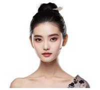 HangErFeng Women's Silver Accessory Flowers Shaped Hairpin 890