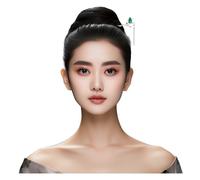 HangErFeng Women's Silver Hairpin Magnolia Flower Shape Accessories Tassel Hairclip 842