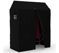 Hangerworld 4 ft Breathable Protection Garment Rail Cover, Black