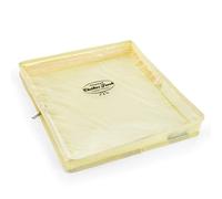 HANGERWORLD Pack of 5 Cream Breathable Cashmere Jumper Clothing Storage Pouch Bag with Clear Front