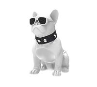 hanghaijia Bulldog Bluetooth Speaker, Suitable For Mobile Phone, Laptop, Tablet, TV, Smart Portable Speaker FM Radio,Size 5.2"×3.2"×4.9" (Color : White)