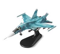 HANGHANG 1:100 Military Model Plane SU-34 Fullback Alloy Fighter Plane Model,Model Airplane for Collection and Displays