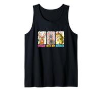 Hangin' with Bunnies Easter Hunter Fisher Bunny Donkey Fish Tank Top