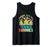 Hangin' With My Bunnies Easter Day Costume Tennis Player Tank Top