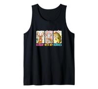 Hangin' with My Bunnies Easter Hunter Fisher Bunny Goat Fish Tank Top