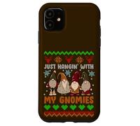 Hangin With My Gnomies Adorable Christmas Gnome Lover Case for iPhone 11