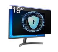 Hanging 19 Inch Computer Privacy Anti Spy Screen Protector Panel - Reduce Glare Blue Light Filter Reduce Eye Strain, for 16:10 Widescreen Monitor,19in(425 * 277mm)