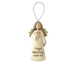 Hanging Angel Decoration with the quote Angel Watching by Heaven Sends
