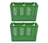 Hanging Aquarium Plant Holders Plant Pot with 2 Large Aquarium Planter Cups Fish Tank Aquatic Plant Hanging Plant Pot Aquarium Shelf