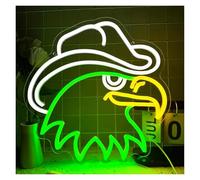 Hanging Art Neon Signs Cowboy Eagle Neon Lights For Bar Kids Bedroom Office Man Cave Game Room Decor 34x34cm