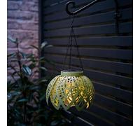 Hanging Artichoke Design Solar Lights Garden Decor Pendant Lamp Outdoor Lighting