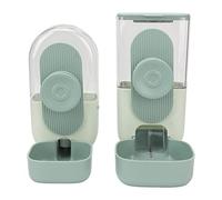 Hanging Automatic Food Water Dispenser, Cage Cat Feeder Set, ABS Plastic Pet Bowl with Dual Dispensers for Small Animals, Convenient Feeding Design for Bunny Guinea Pigs Hedgehogs