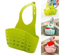 Hanging Basket Bathroom Accessory Sink Sponge Holder 2 Bags Holes Tap Hanging Strainer Organizer Sink Kitchen Accessories Wash