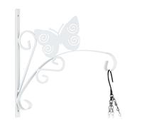 Hanging Basket Bracket Butterfly Wall Mounted Plant Hanger Hook Flower Pot Mount