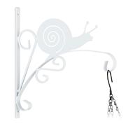 Hanging Basket Bracket Snail Wall Mounted Plant Hanger Hook Flower Pot Mount